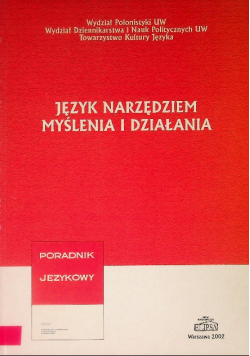 Język narzędziem myślenia i działania