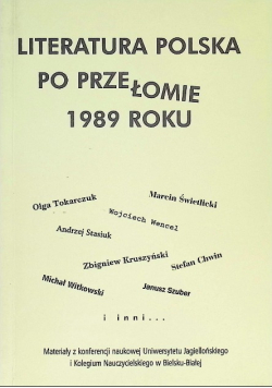 Literatura polska po przełomie 1989 roku
