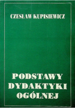 Podstawy dydaktyki ogólnej