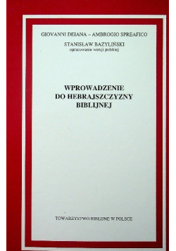 Wprowadzenie do hebrajszczyzny biblijnej