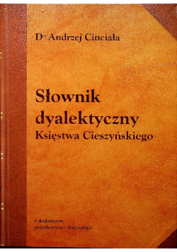 Słownik dyalektyczny Księstwa Cieszyńskiego