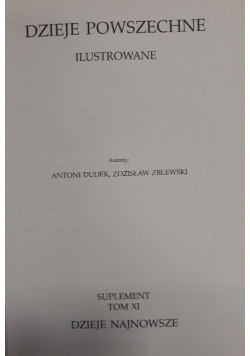 Dzieje powszechne ilustrowane, Tom XI