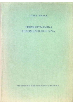 Termodynamika fenomenologiczna