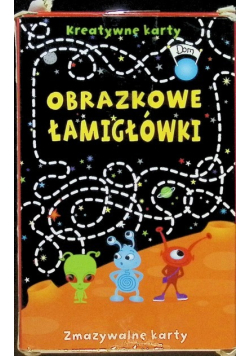 Kreatywne karty obrazkowe łamigłówki