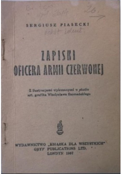 Zapiski oficera armii czerwonej