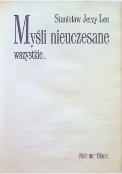 Myśli nieuczesane Wszystkie