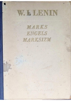 Marks Engels Marksizm 1949 r.