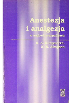 Anestezja i analgezja