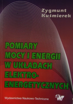 Pomiary Mocy i energii w układach elektro - energetycznych