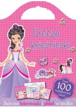 Urocze księżniczki. Fantazyjne kolorowanki