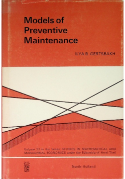 Models of Preventive Maintenance