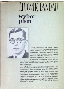 Landau Wybór pism