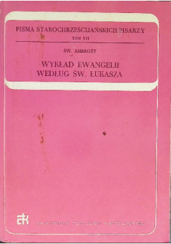 Wykład Ewangelii Według Św Łukasza