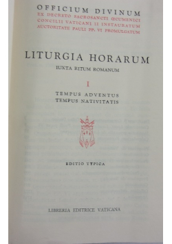 Liturgia Horarum Tom I