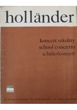 Koncert szkolny na skrzypce i fortepian