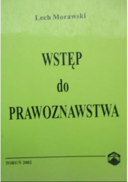 Wstęp do prawoznawstwa