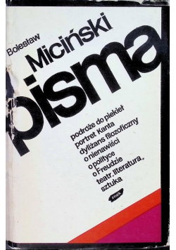 Miciński Pisma