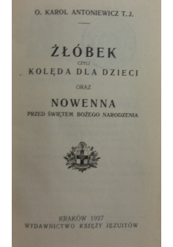 Żłóbek czyli kolęda dla dzieci 1927 r