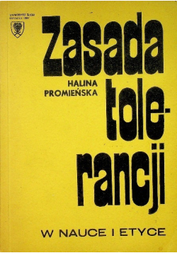 Zasada tolerancji w nauce i etyce