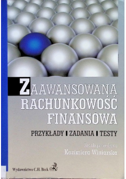 Zaawansowana rachunkowość finansowa