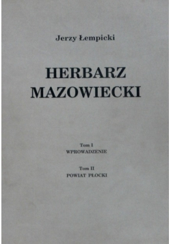 Herbarz Mazowiecki Tom 1