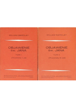 Objawienie Św Jana Tom 1 i 2