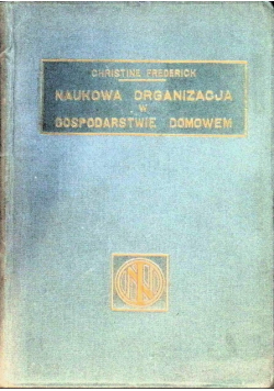 Naukowa organizacja w gospodarstwie domowem, 1926 r.