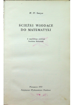 Ścieżki wiodące do matematyki