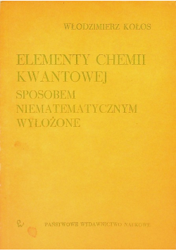 Elementy chemii kwantowej