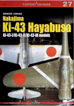 Nakajima Ki-43 Hayabusa - Kagero Topdrawings Nr 27 / 15