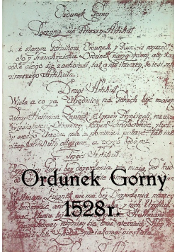 Ordunek Gorny 1528 r.