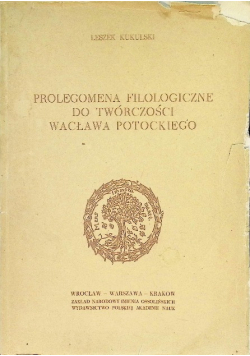Prolegomena filozoficzne do twórczości wacława