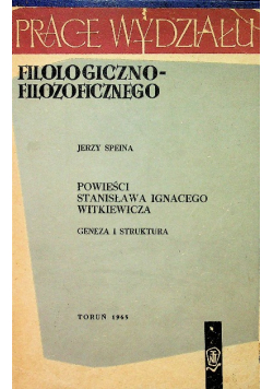 Powieści Stanisława Ignacego Witkiewicza