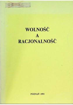 Wolność a racjonalność