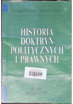 Historia doktryn politycznych i prawnych
