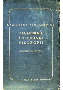 Zagadnienia i kierunki filozofii 1949 r.