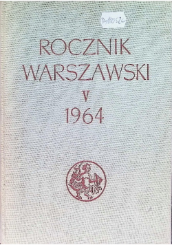 Rocznik Warszawski V 1964