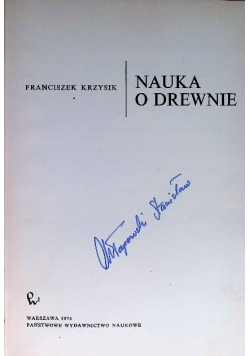 Nauka o drewnie