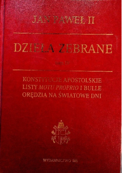 Jan Paweł II Dzieła zebrane Tom IV
