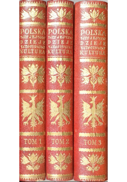 Polska jej dzieje i kultura 3 Tomy