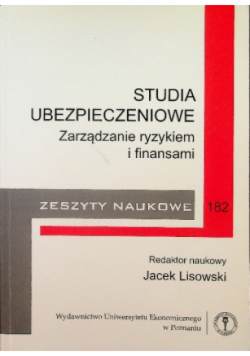 Studia Ubezpieczeniowe Zarządzanie Ryzykiem i Finansami