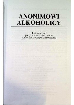 Anonimowi Alkoholicy