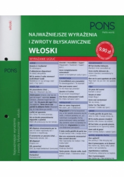 Najważniejsze wyrażenia i zwroty błyskawicznie Włoski