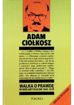 Walka o prawdę Wybór artykułów 1940 - 1978