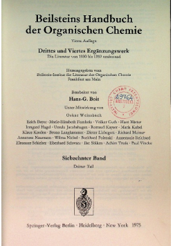 Beilsteins Handbuch der Organischen Chemie