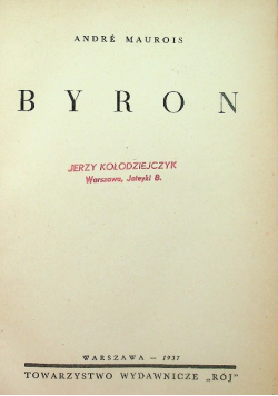 Byron 1937r.