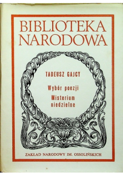 Wybór poezji Misterium niedzielne