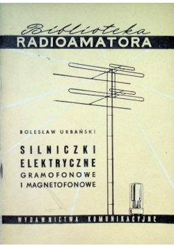 Silniczki elektryczne gramofonowe i magnetofonowe