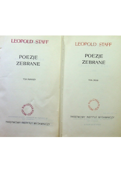 Poezje zebrane Tom 1 i 2