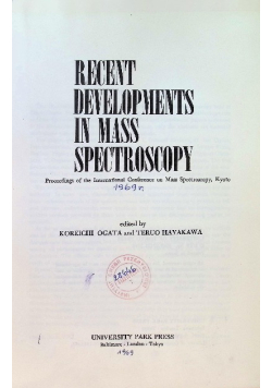 Recent Developments in Mass Spectroscopy